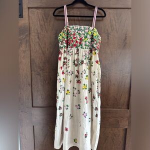 NWOT Payal Pratap Beaded Embroidered Floral Dress GORGEOUS